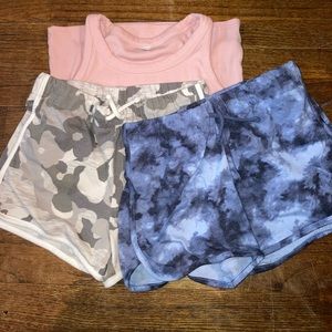 Old Navy shorts and tank top. All size 14